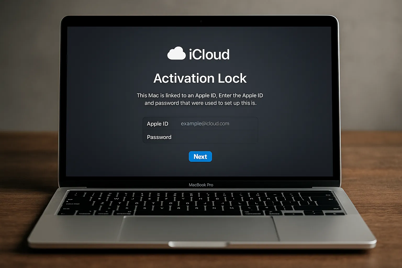 iCloud locked MacBook