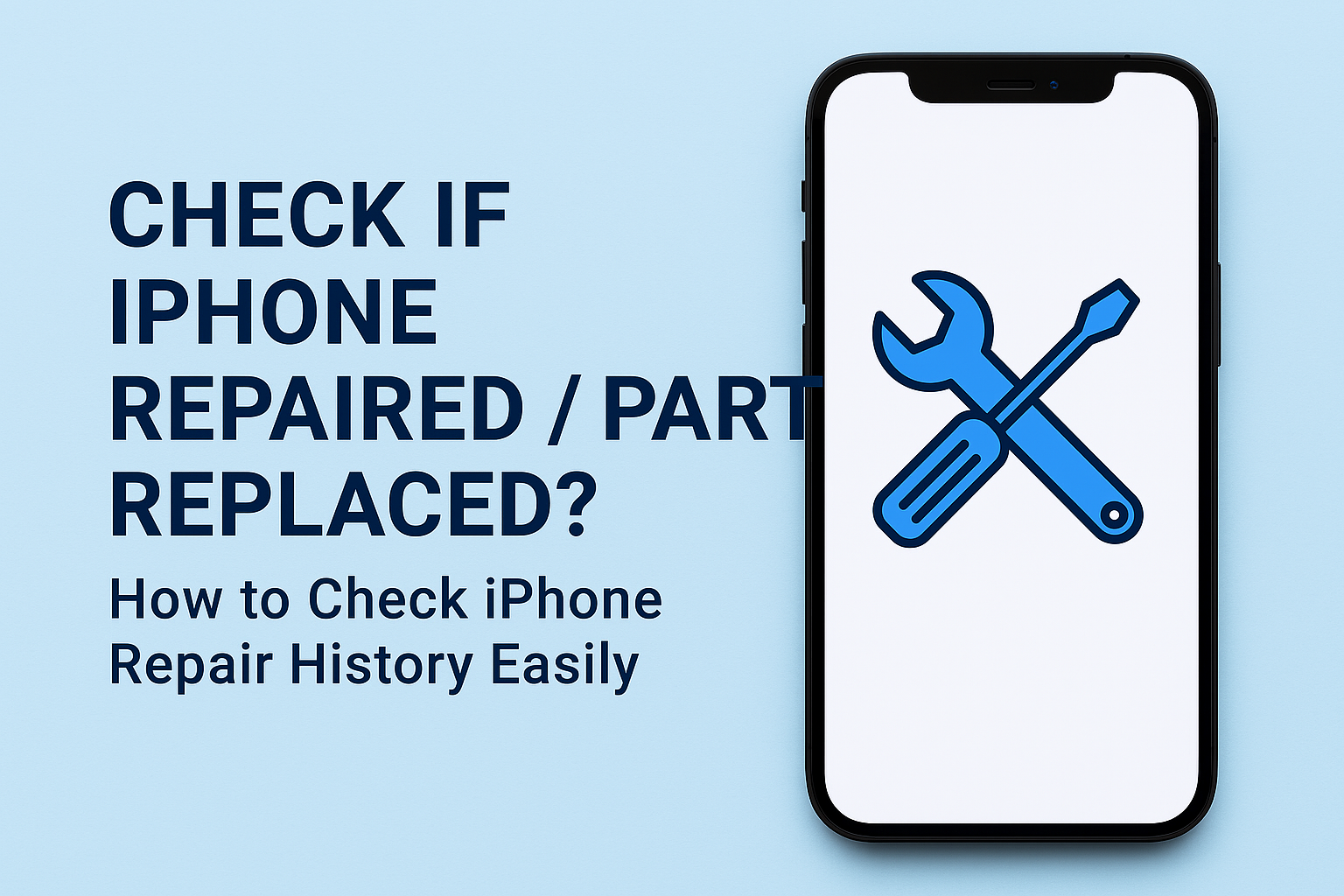 ตรวจสอบ iPhone เคยซ่อม/เปลี่ยนอะไหล่? วิธีดูประวัติซ่อม iPhone ง่ายๆ