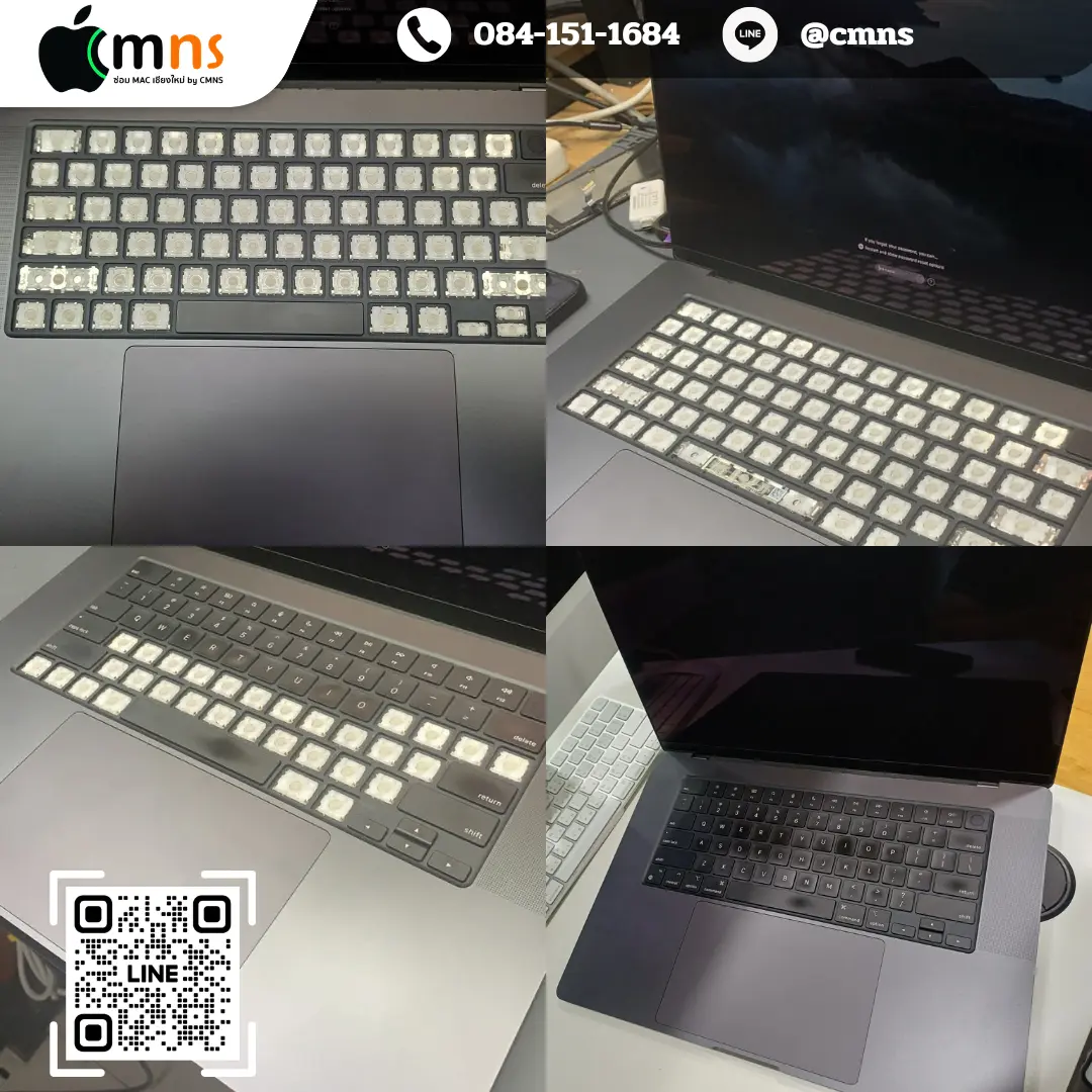 ทิ้งไว้ครึ่งปีก็กู้ชีพได้! เคส MacBook เบียร์หกใส่จนปุ่มหนืด