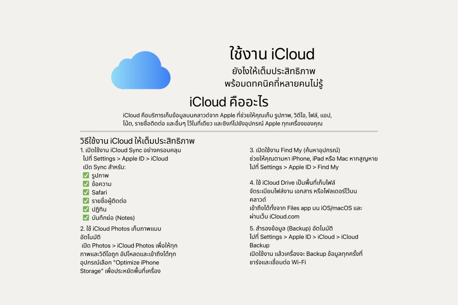  How to use iCloud to its full potential