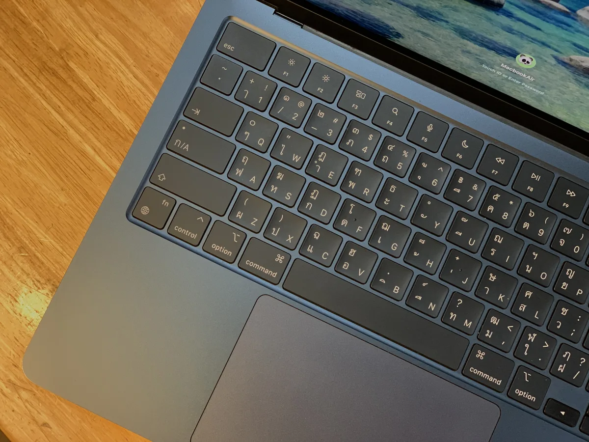 MacBook Air M2 (ปี 2022) มือสอง สภาพดี แบตอึด รูปที่ 5